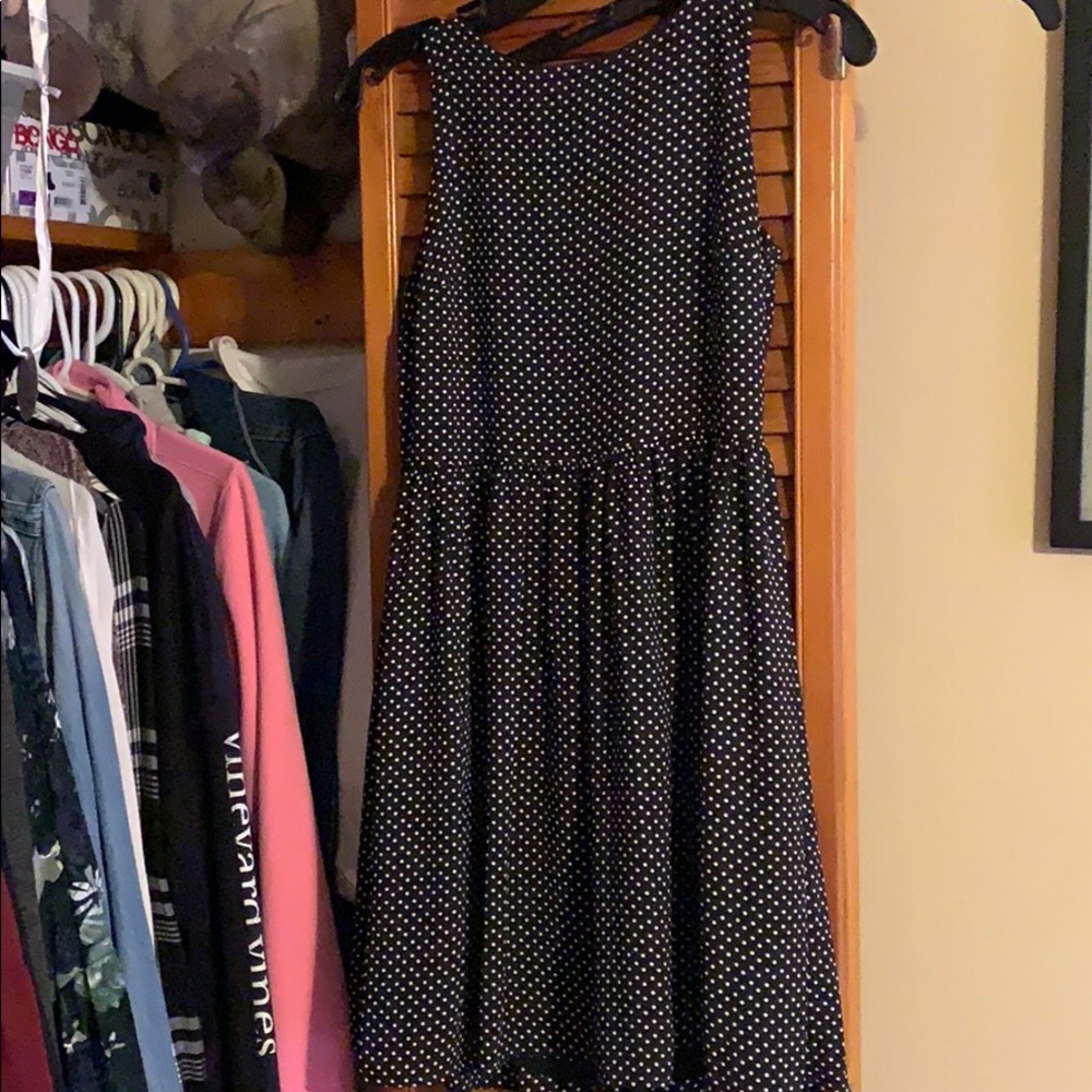Black and white Loft dress
